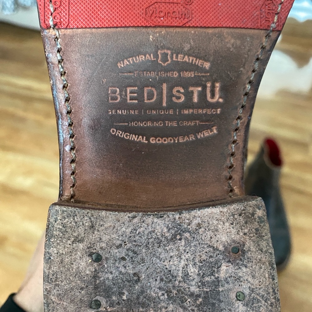 Bed Stu Women’s YURISA Distressed Leather Ankle Boots - Picture 8 of 9